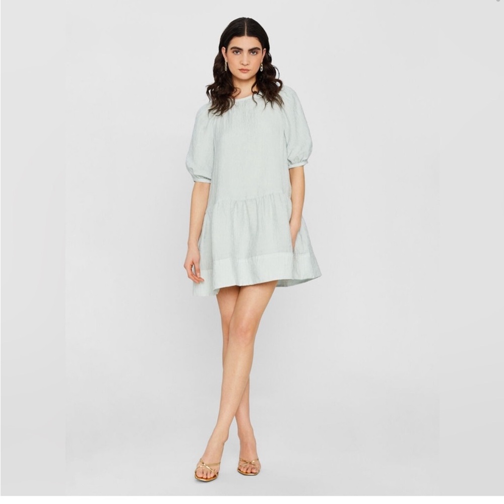 Club Monaco Tiered Cloud Mini Dress - Picture 3 of 8